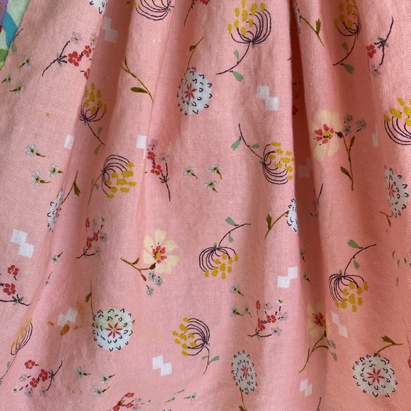 Multi Fabric Sun Dress Girl’s Size 6 - Picture 6 of 9